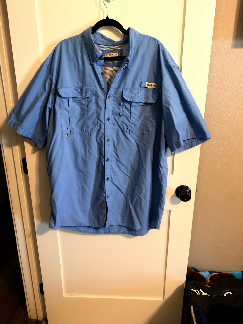 Columbia Men’s Short-Sleeve Button-Down Shirt - Sky Blue